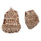 Set of 2 Piece New Mix Wooden Printing Block